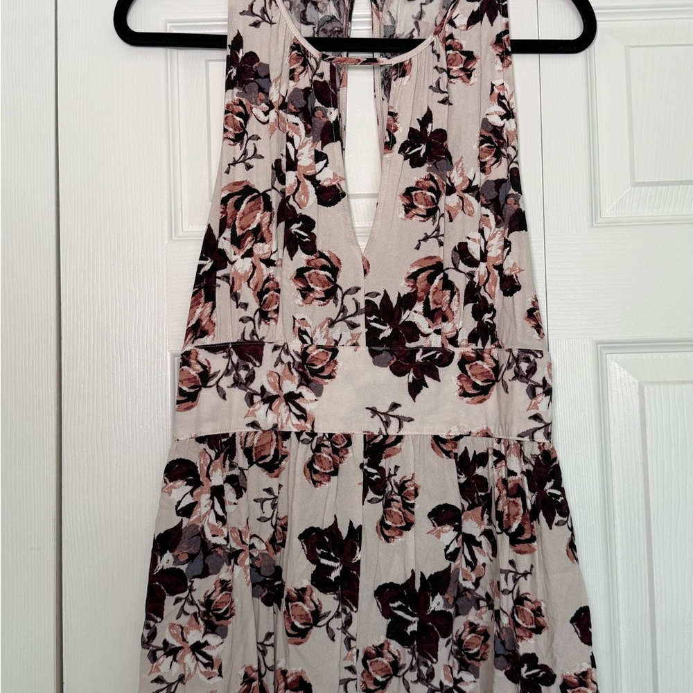 Kendall & Kylie Floral Jumpsuit - Black and Pink